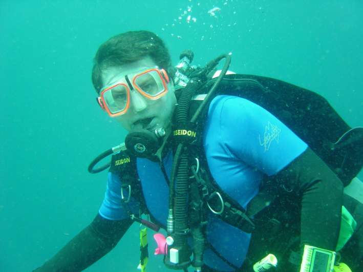 Andrew Whitehead, author and recreational diver