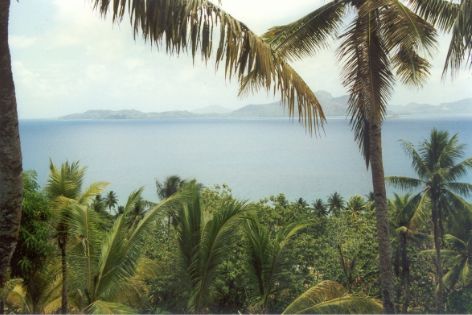 Fourth Fleet Anchorage was to the east of Dublon Island.