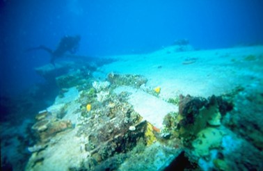 Starboard wing of the Kawanishi H8K1 Emily flying boat. Image by Neil Harris.