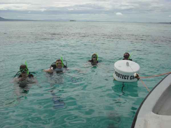 Learning to dive in paradise!