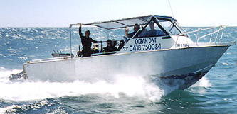 Ocean Dive is a spacious 8.4m, 225hp purpose built dive boat